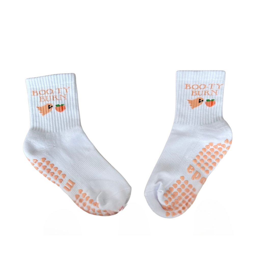 spooky edition: boo-ty burn grip socks