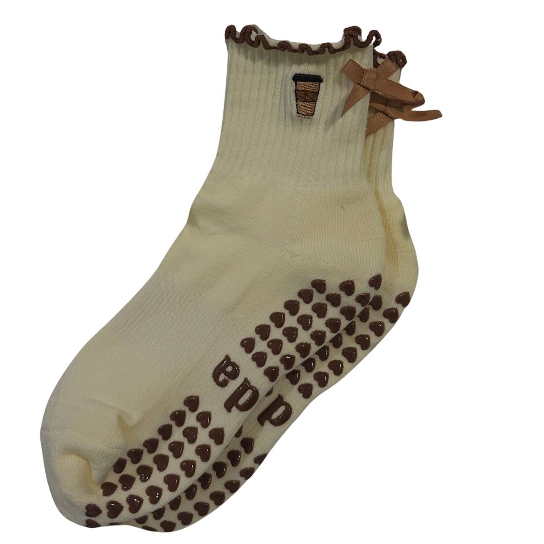Pi-Lattes Coffee Grip Socks