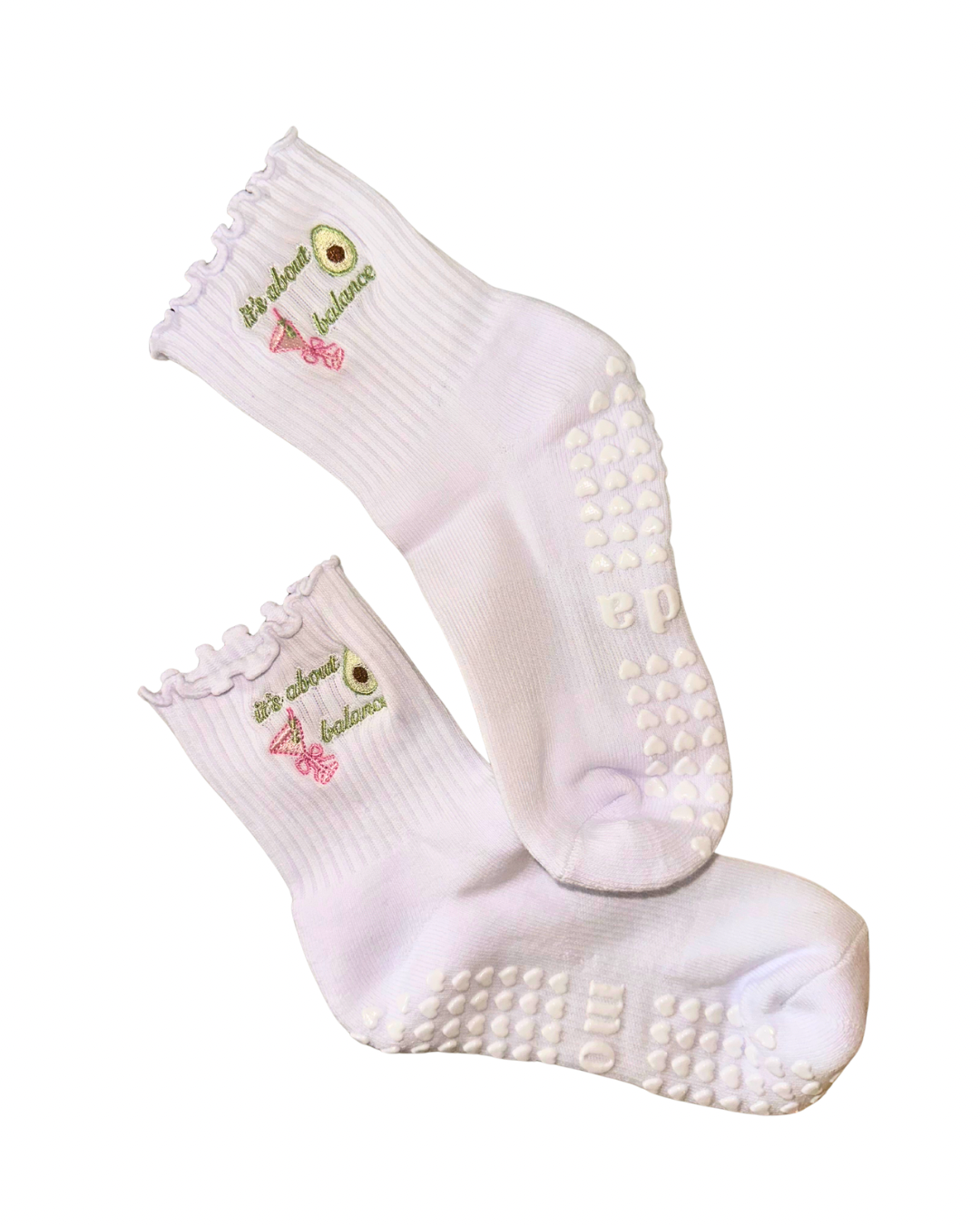 it's about balance grip socks