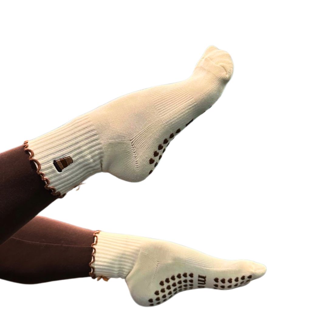 Pi-Lattes Coffee Grip Socks