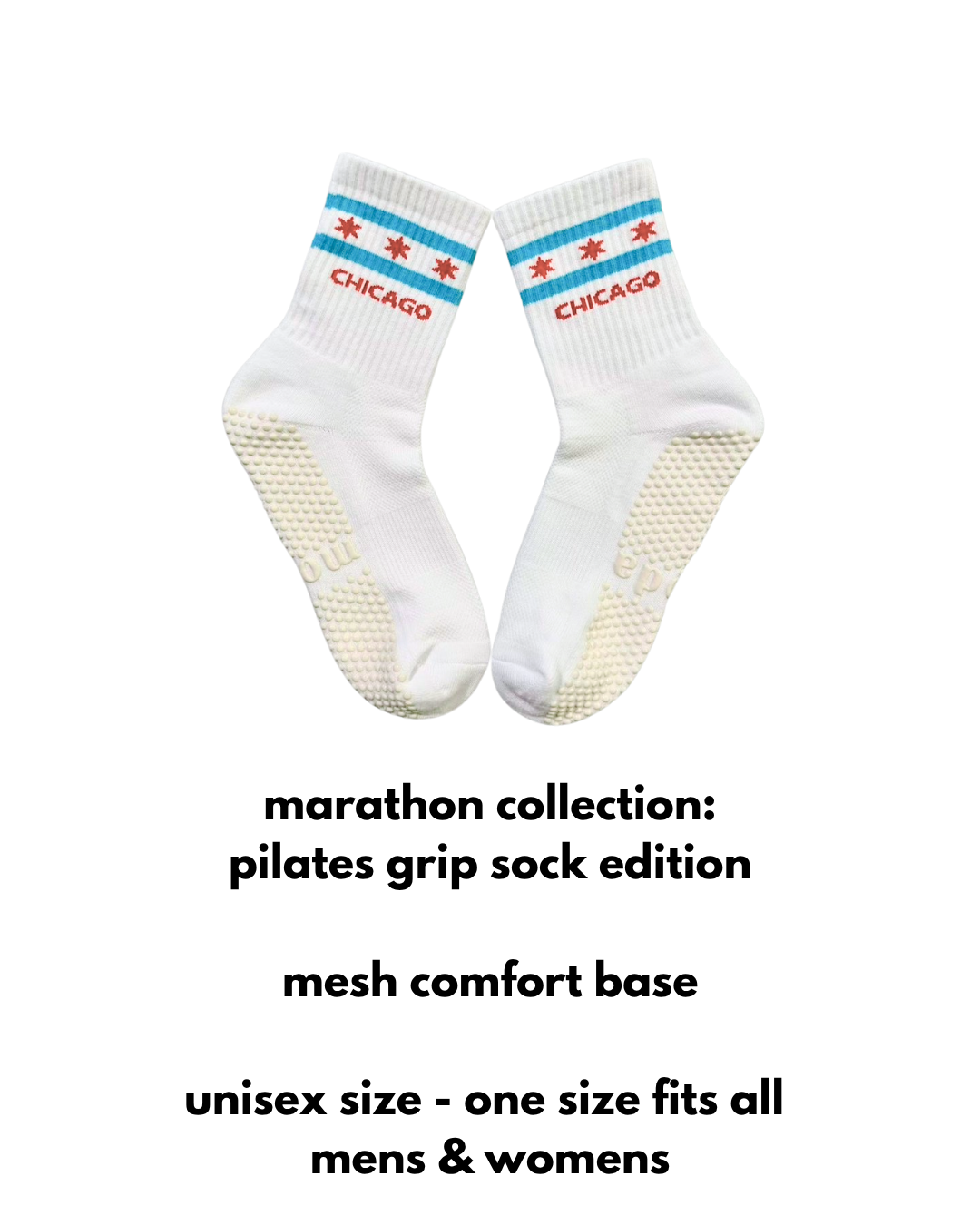 marathon edition: chicago grip socks