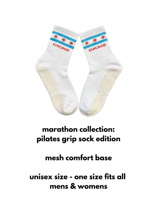 marathon edition: chicago grip socks