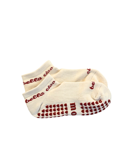 ciao bella ankle pilates grip sock