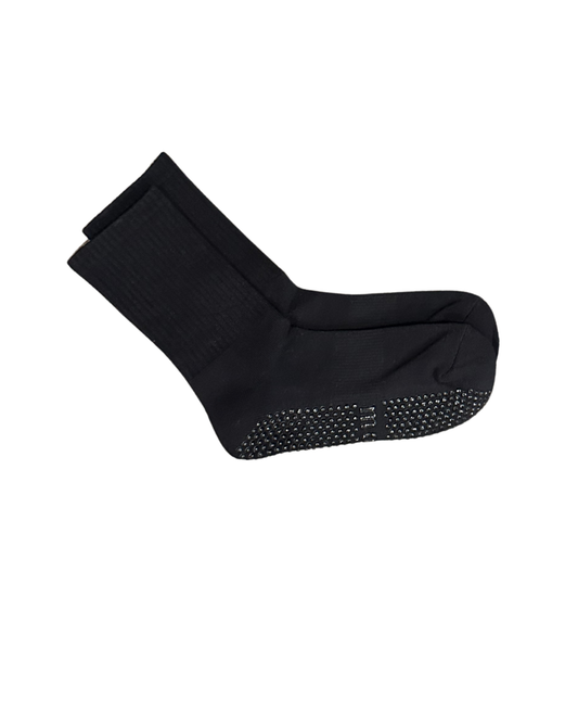 everything black unisex grip socks
