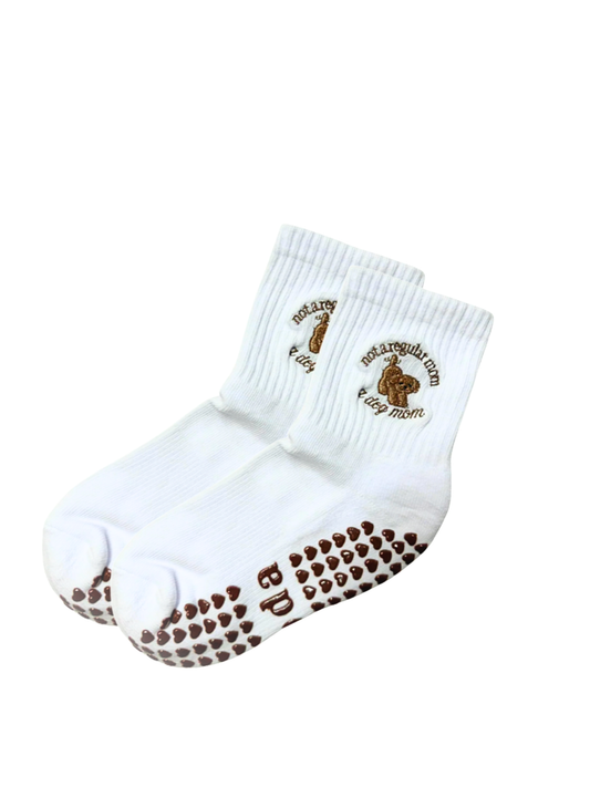 dog mom grip socks