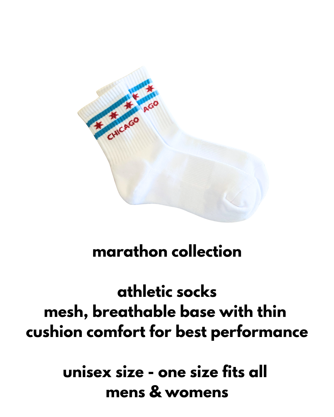 marathon edition: chicago athletic socks