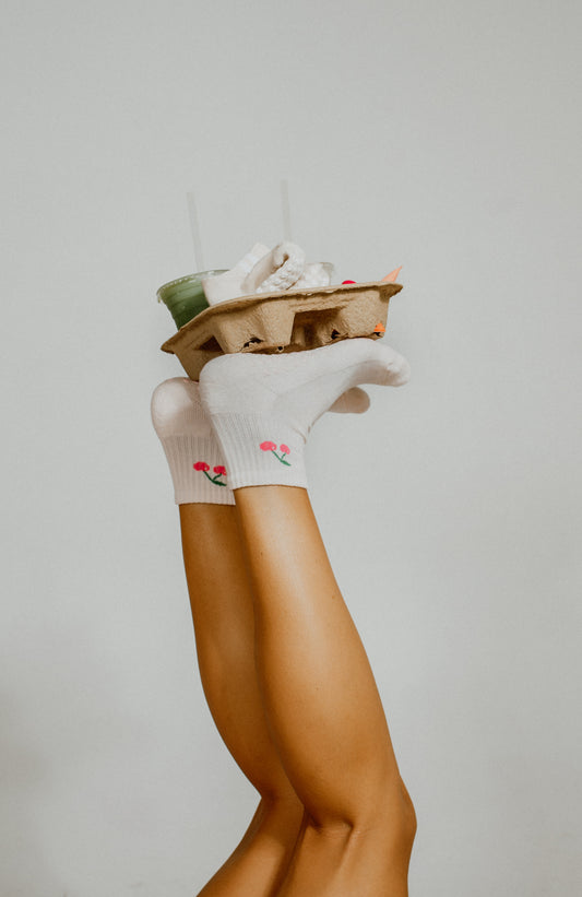 basic cherry socks