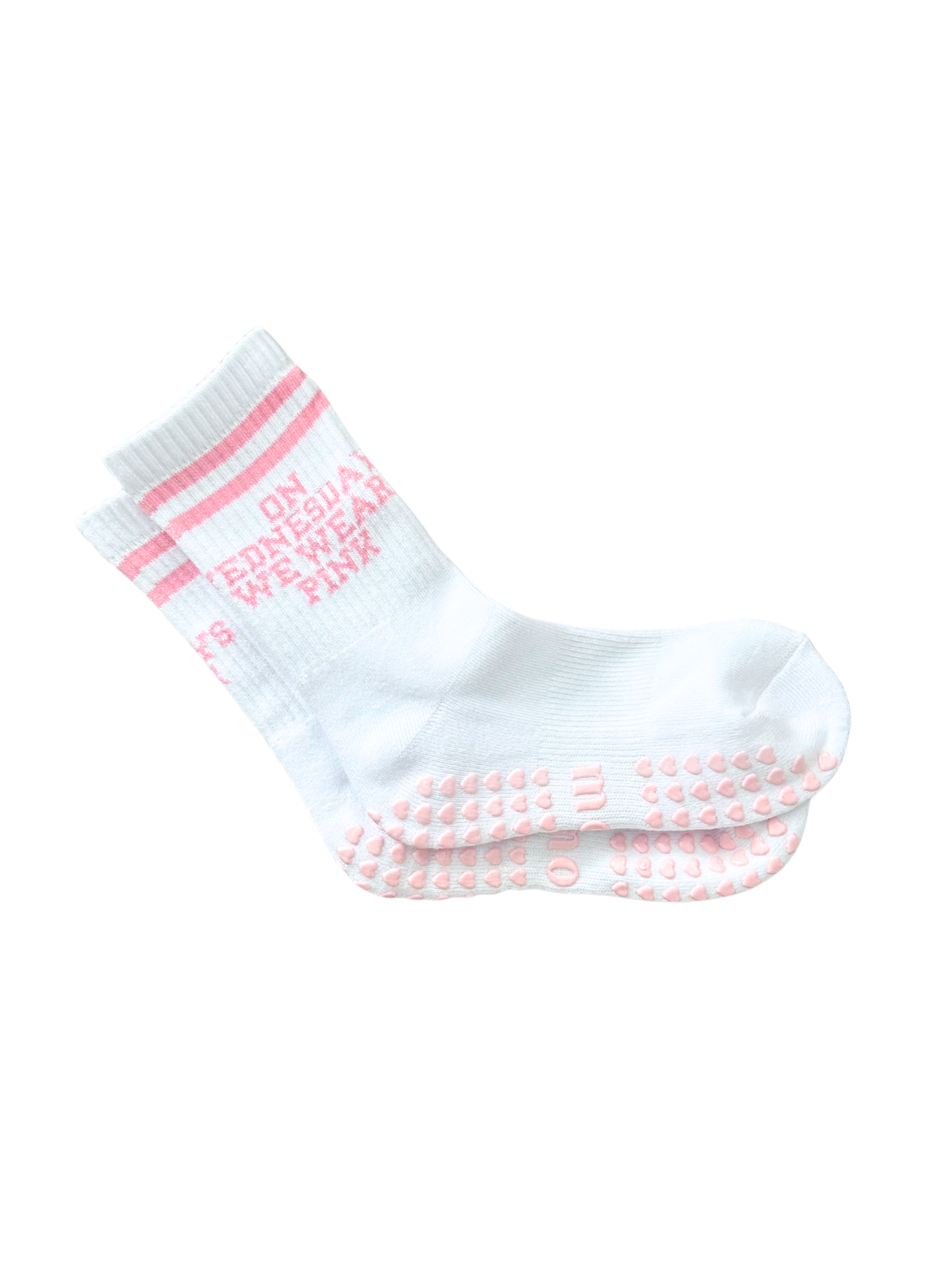 on wednesdays we wear PINK grip socks