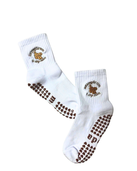 dog mom grip socks