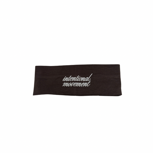 intentional movement headband - dark brown