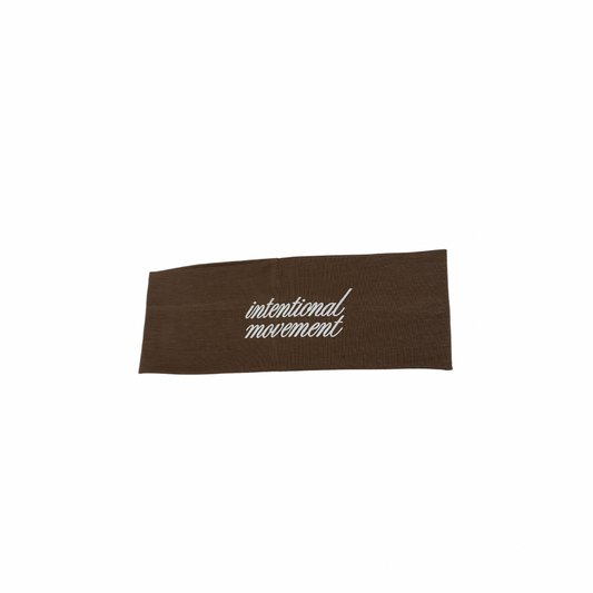 intentional movement headband - brown